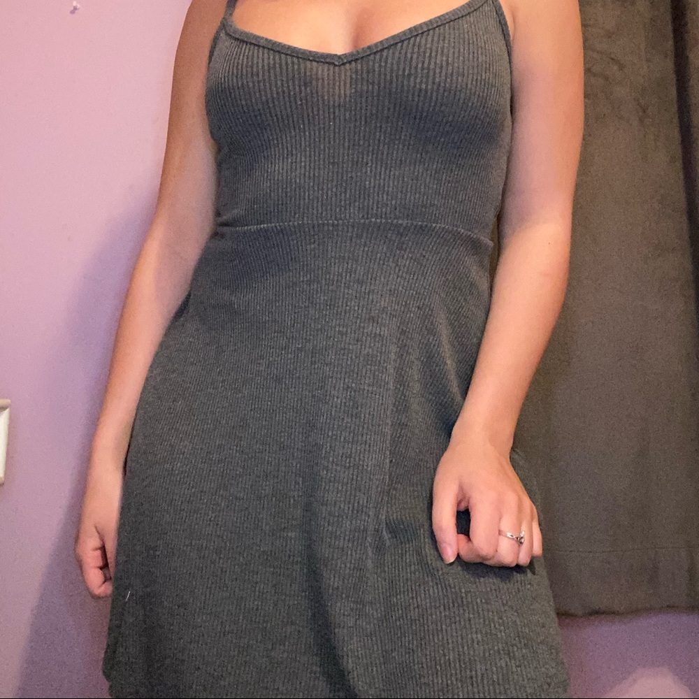 Forever 21 gray tank dress